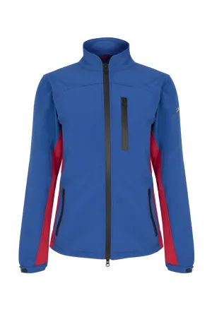 Adults Softshell Jacket - Royal Blue and Red