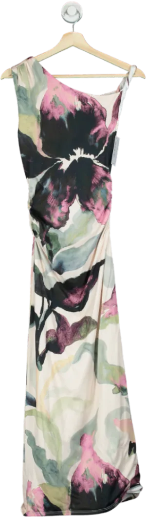 ASOS Design Multicolour Floral Maxi Dress UK 6