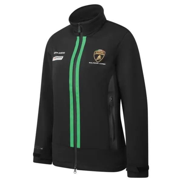 Automobili Lamborghini Squadra Corse Women's Team Softshell Jacket - Black