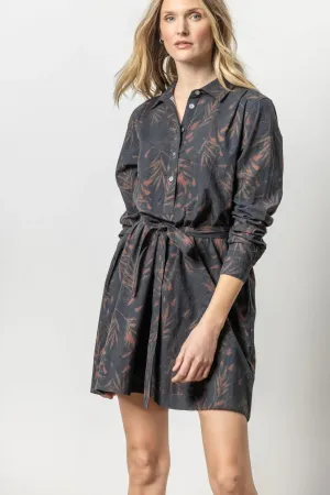 BELTED SHIRT DRESS