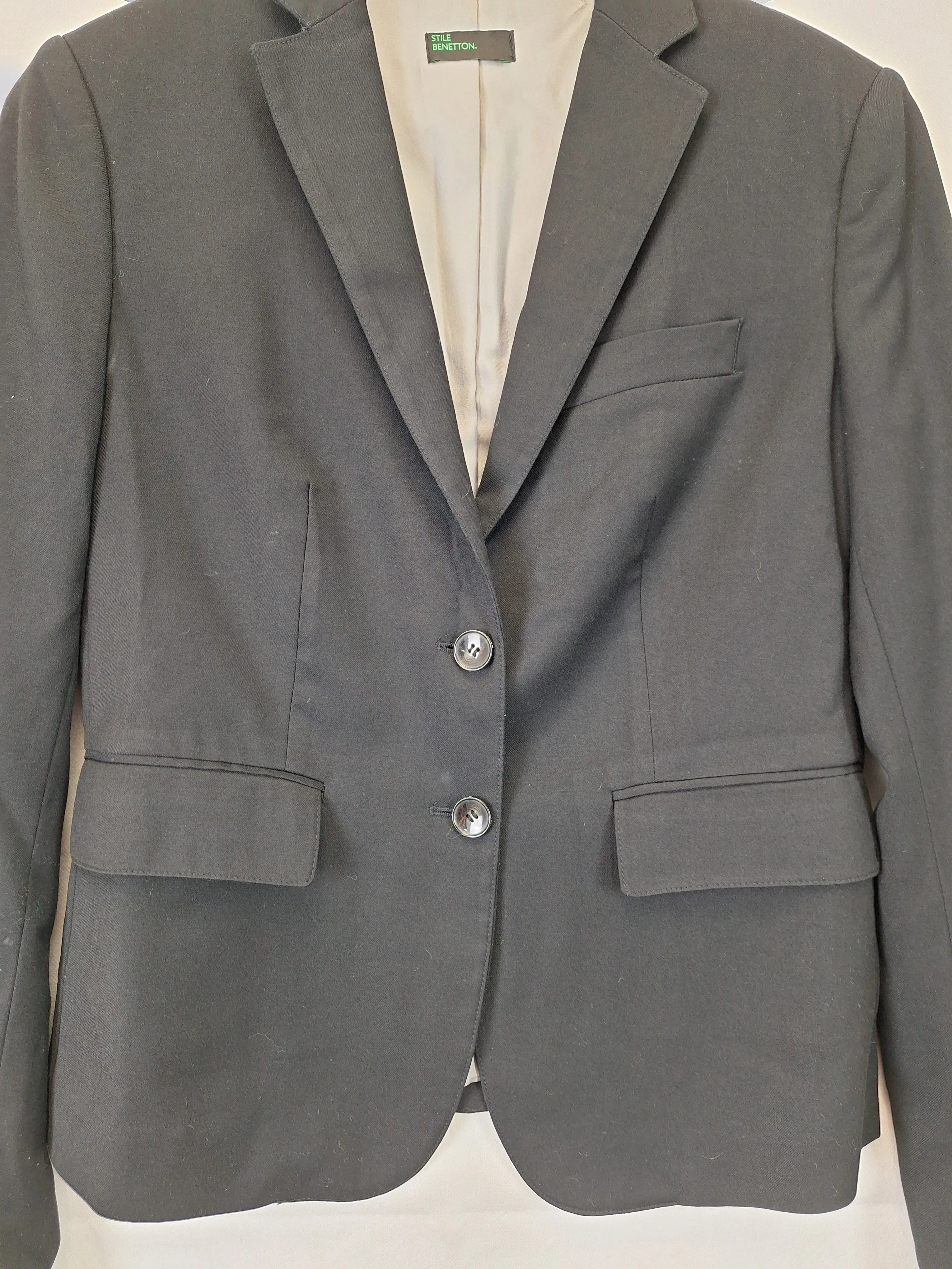 Benetton Classic Office Button Blazer Size 14