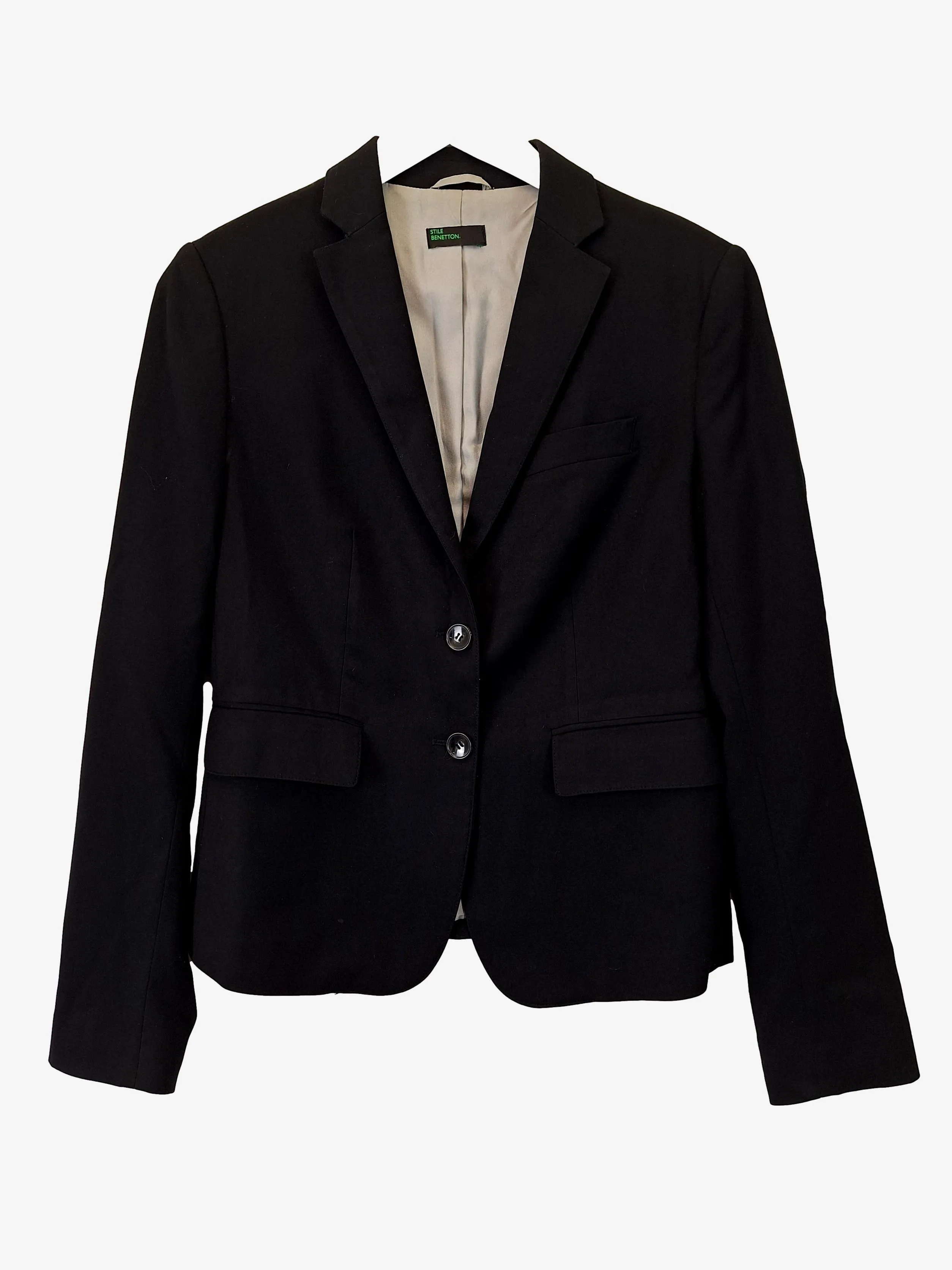 Benetton Classic Office Button Blazer Size 14