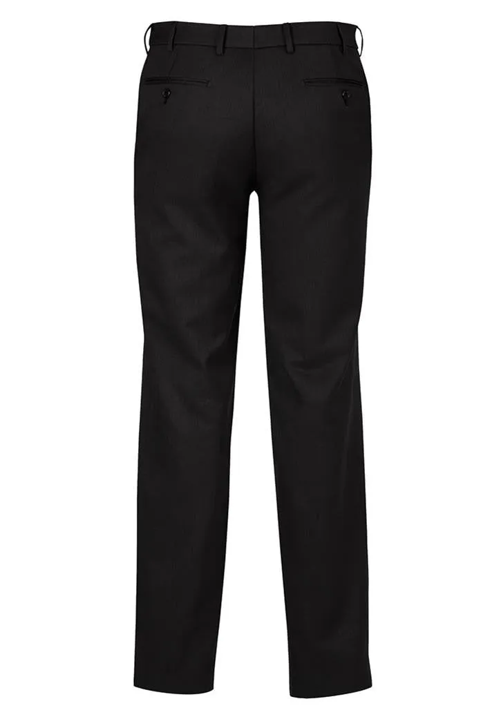 Biz Corporates Mens Cool Stretch Flat Front Pant Stout (70112S)