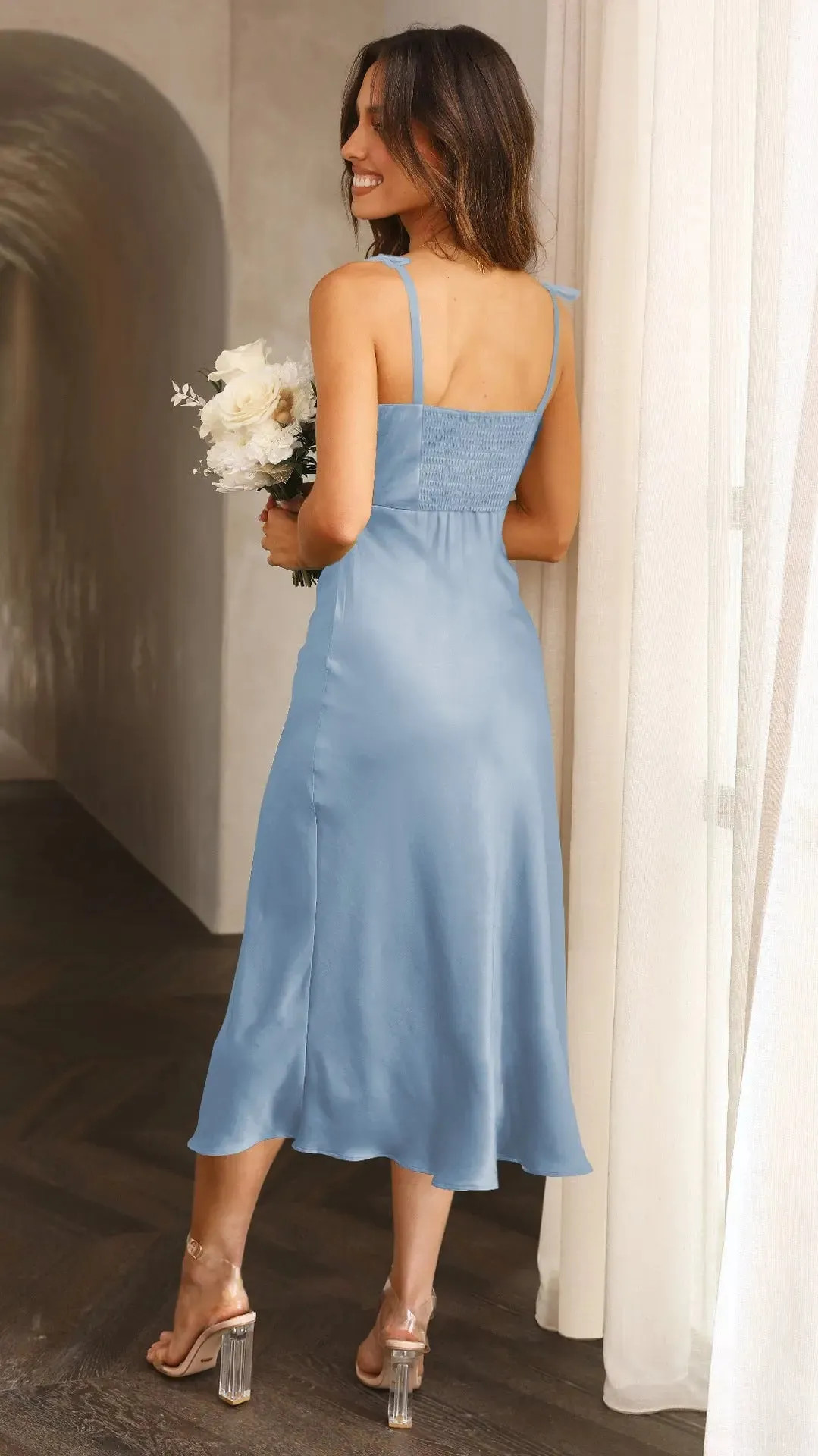 Blue bridesmaid dresses