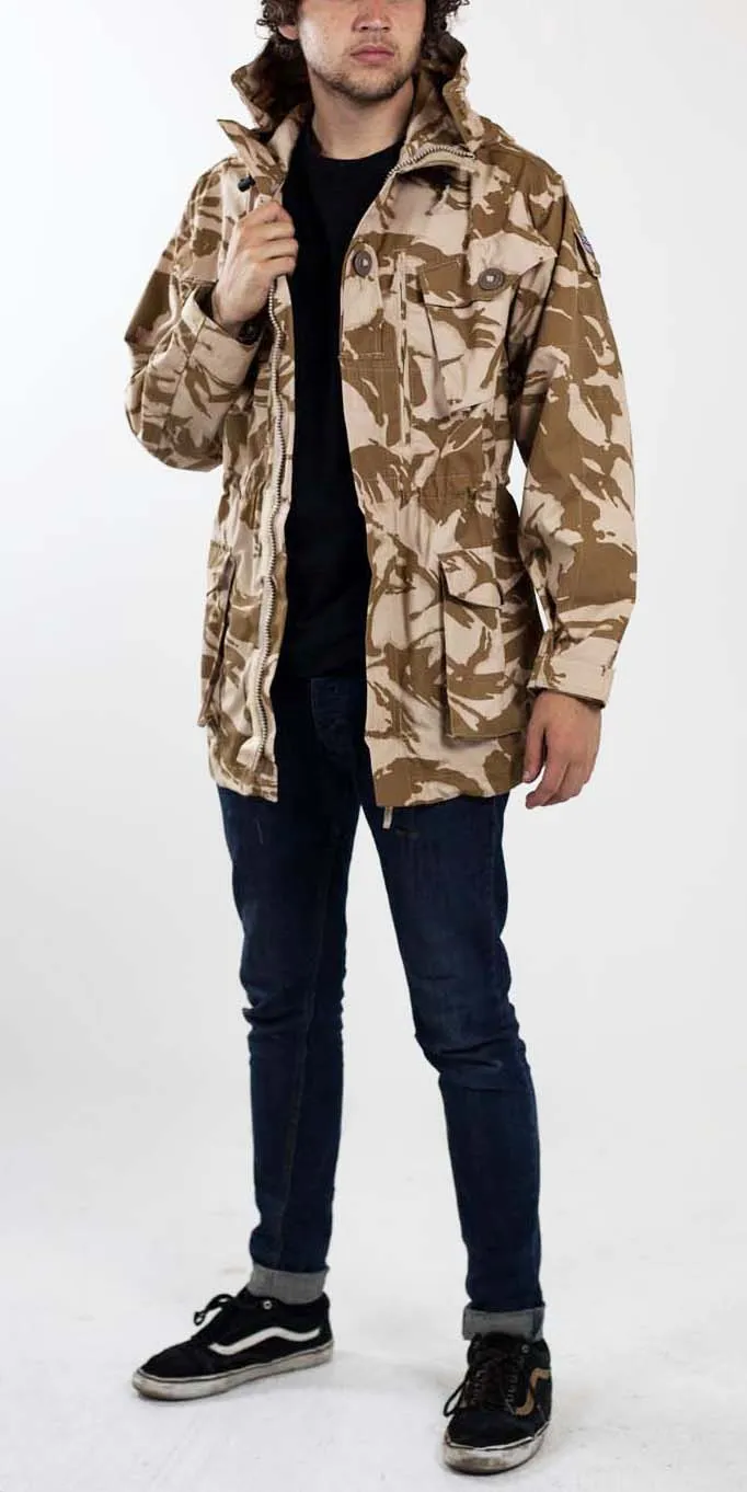 British Army Windproof Desert smock parka - Genuine British military issue - DISTRESSED RANGE