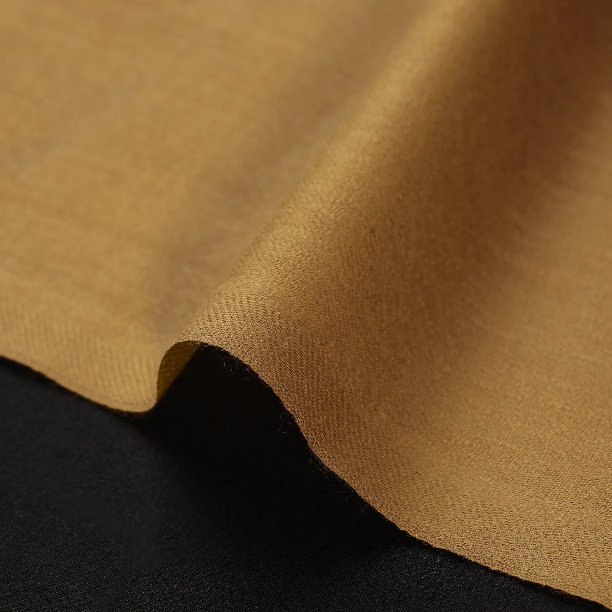 Brown - Plain Merino Wool Fabric 05