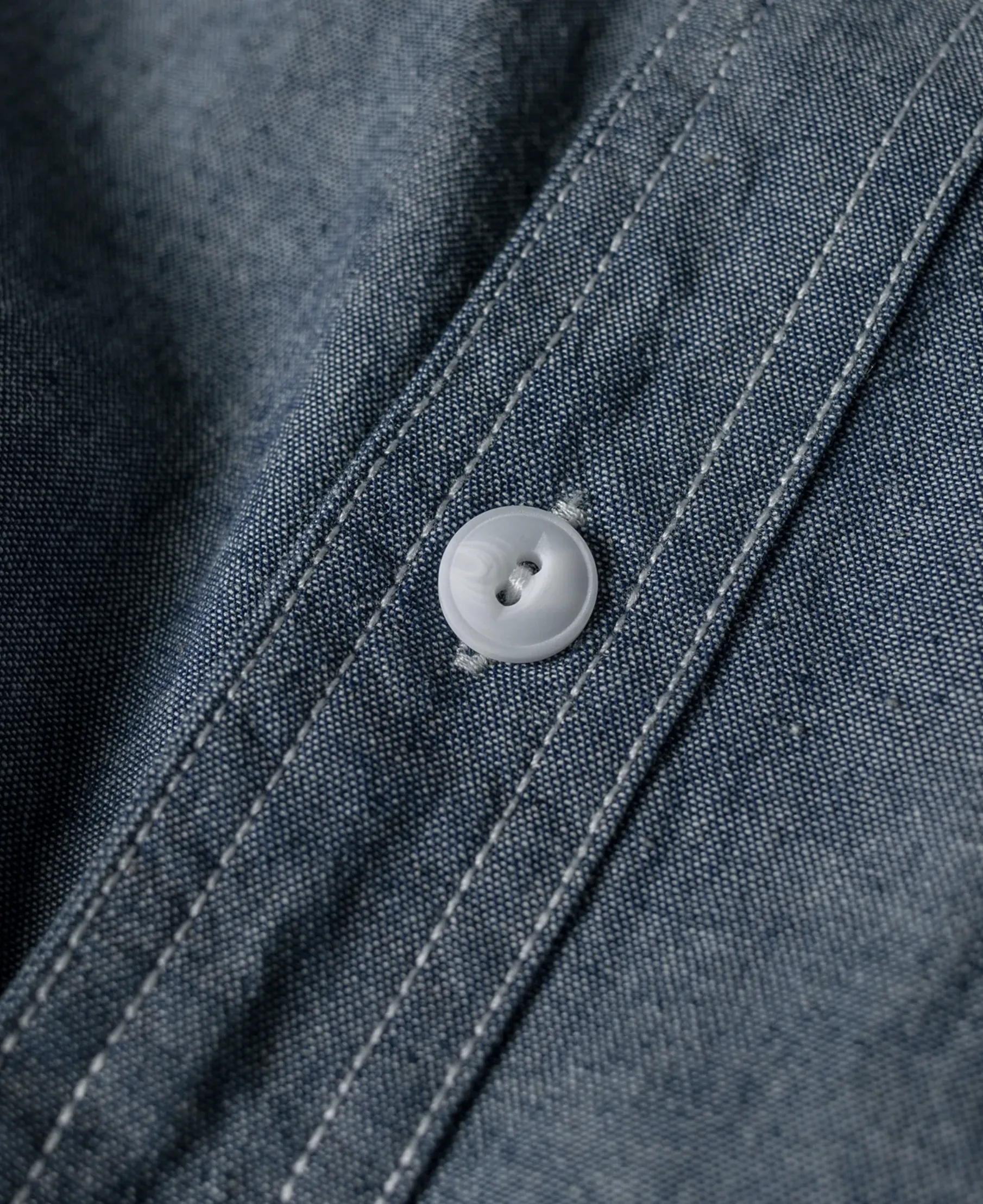 Chambray Short-Sleeve Work Shirt