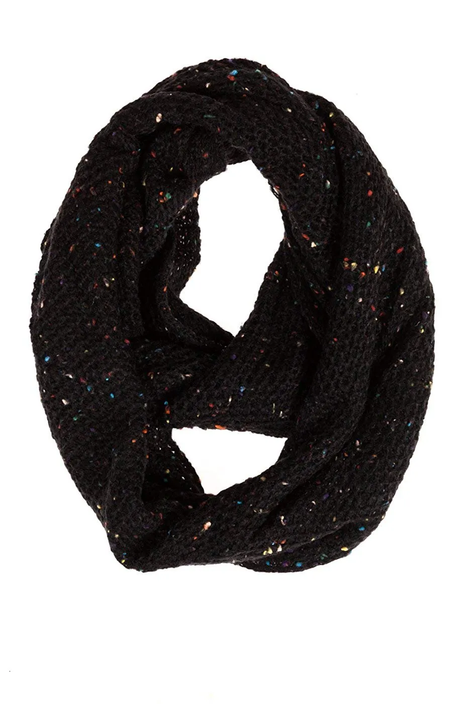 Chatties Fleck Knit Infinity Loop Scarf