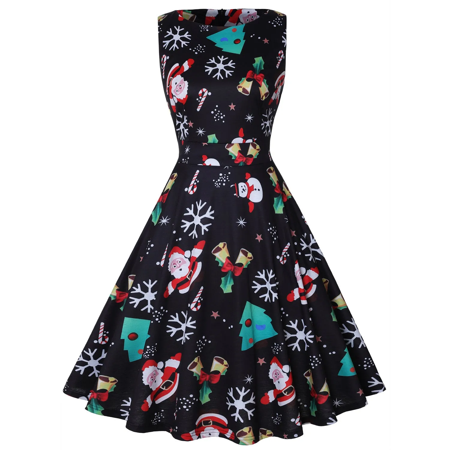 Christmas Dresses 2021 Trendy Sleeveless Vintage Dress Wholesale Dresses