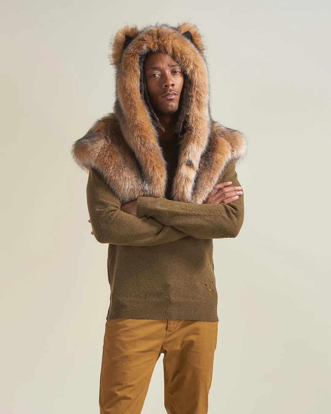 Coyote Luxe Collector Edition Faux Fur Shawl | Men's