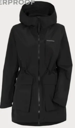 Didriksons Womens Parka - Lana  Black