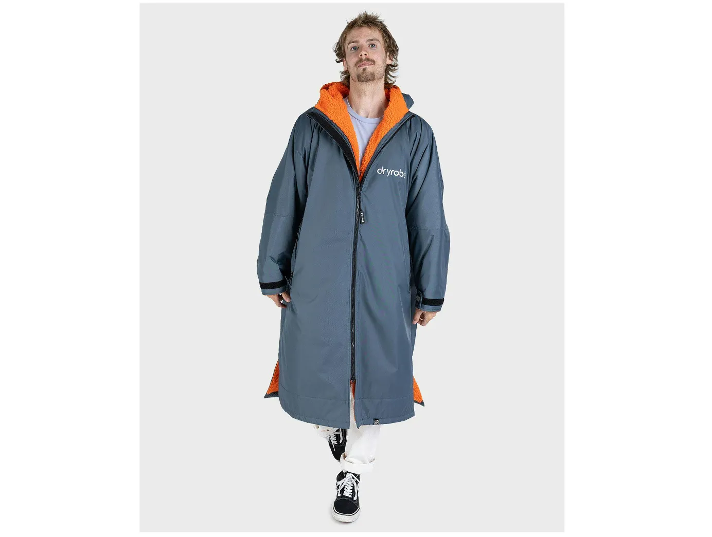 Dryrobe Advance V3 Long Sleeve Dark Grey/Orange - Sixes Small/Medium/Large/XL - All in Stock - NEW