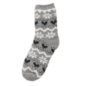 Heart & Snowflake Socks