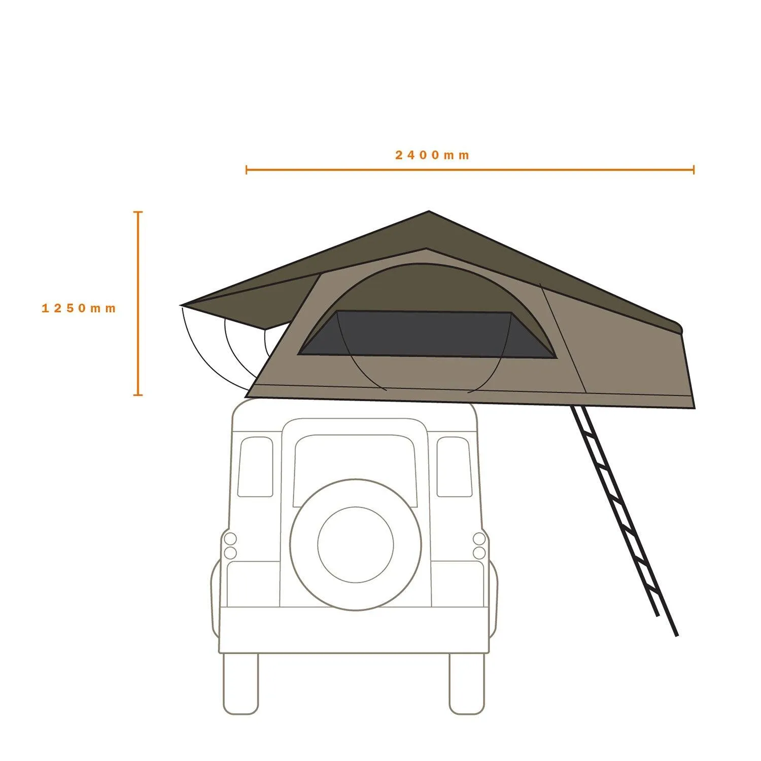 HI-VIEW 1800 ROOF TOP TENT