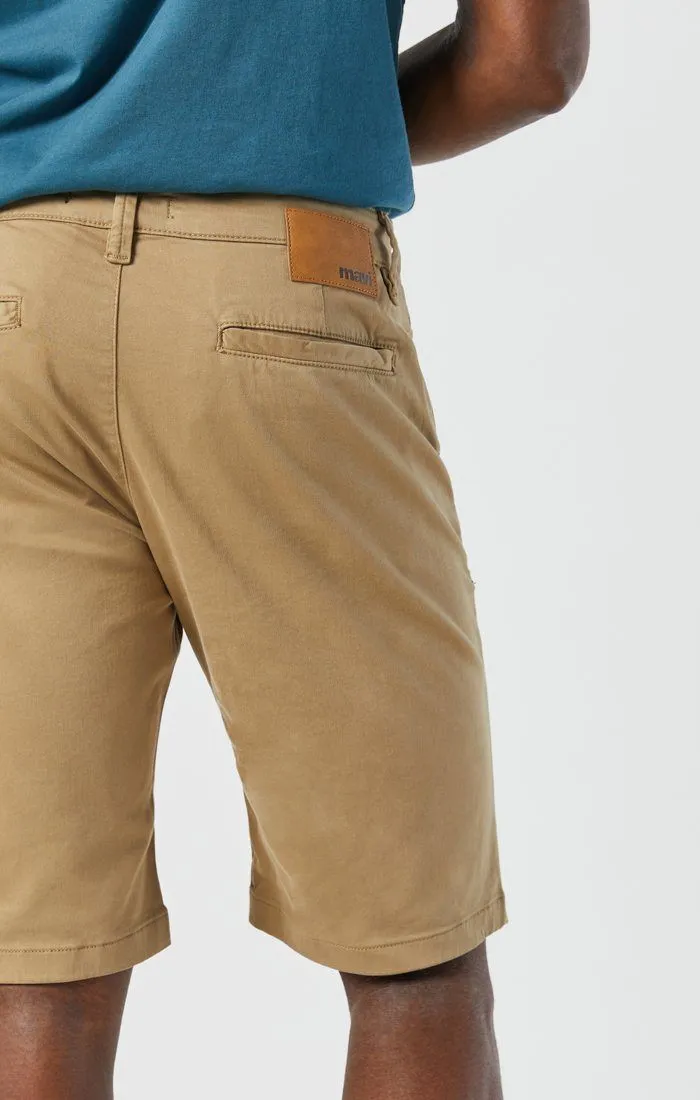 JACOB SHORTS IN BRITISH KHAKI TWILL