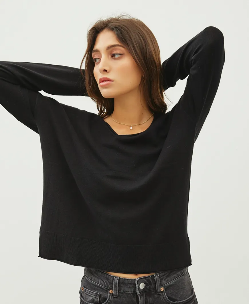 Justine Black Sweater