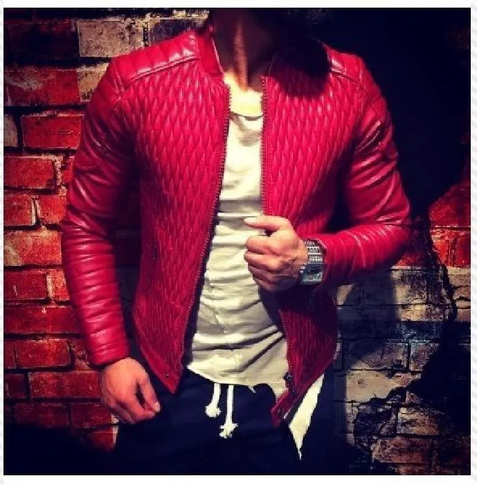 Long Sleeve Zipper Leather Cardigan Jacket  Stylish & Warm Leather Coat