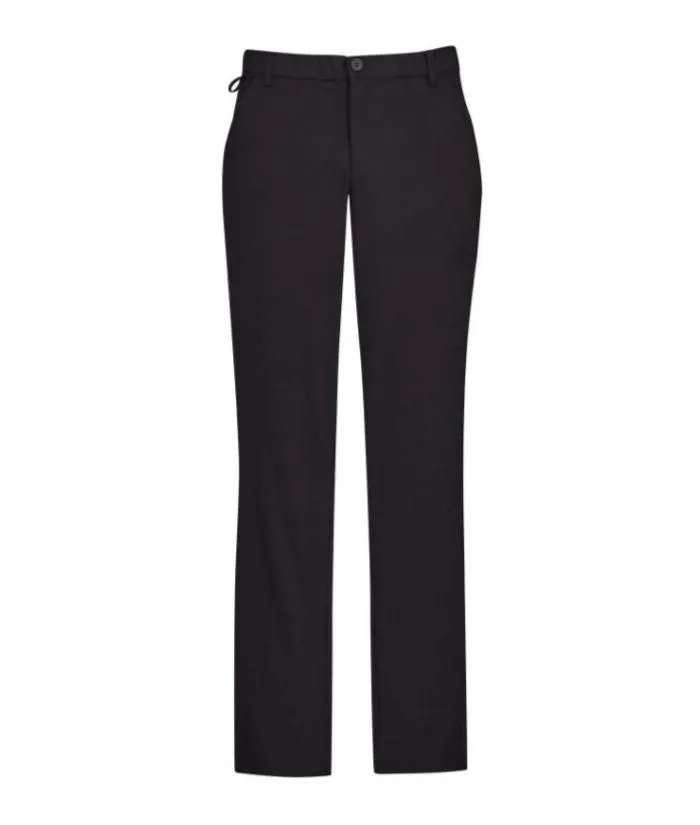 Mens Comfort Waist Flat Front Pant