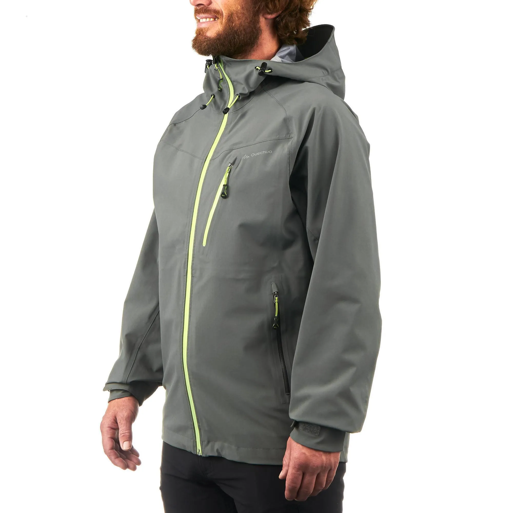 Men's Hiking Waterproof Rain Jacket Forclaz 400