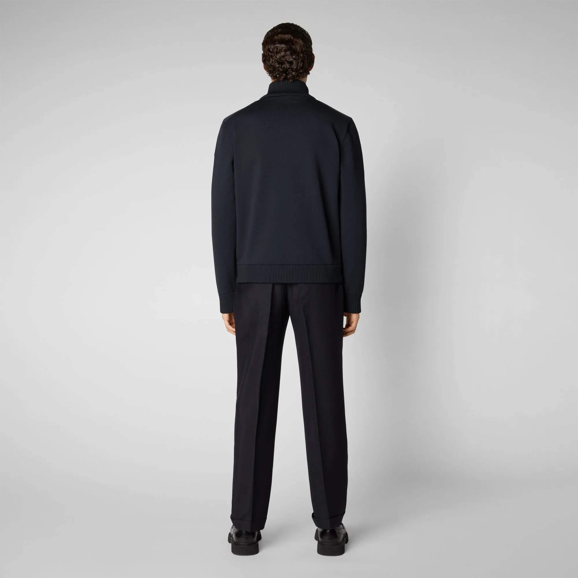 Men's Sedum Jacket in Blue Black