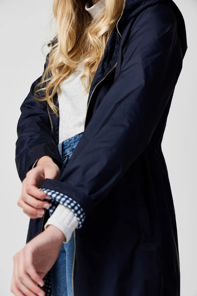 Navy Raincoat