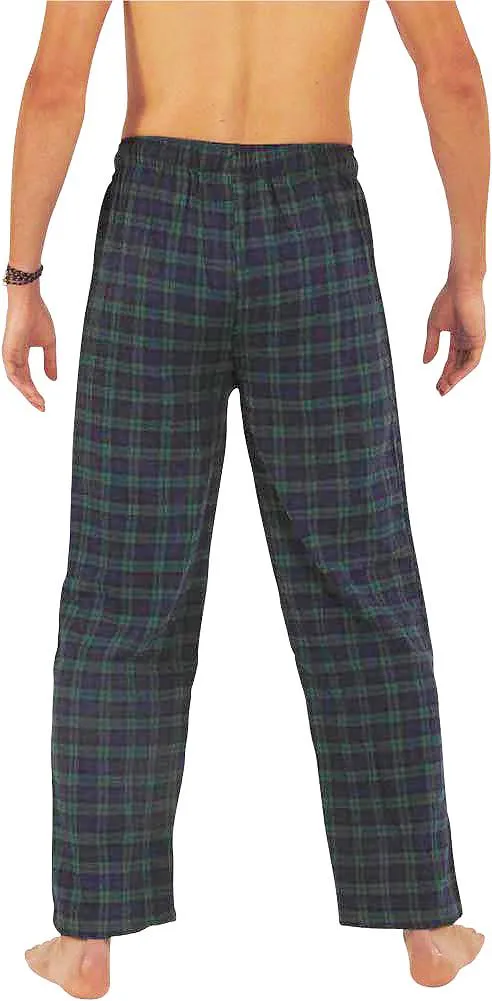 Norty Mens Cotton Yarn Flannel Pajama Lounge Sleep Pant - 16 Prints Available, 39974