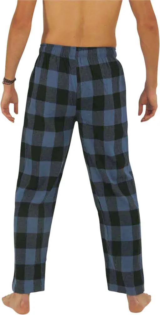 Norty Mens Cotton Yarn Flannel Pajama Lounge Sleep Pant - 16 Prints Available, 39974