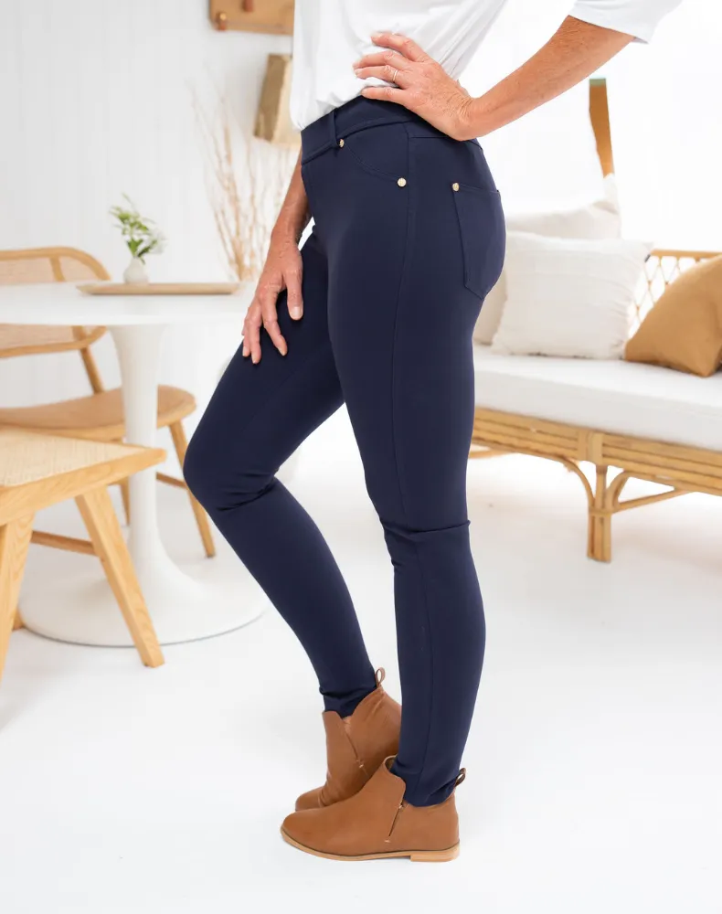 Ponti Pants in Navy or Black