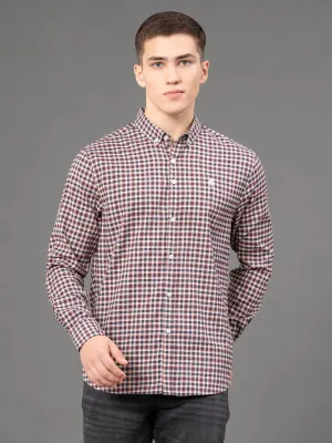 RedTape Checked Shirt for Men | Classic & Versatile