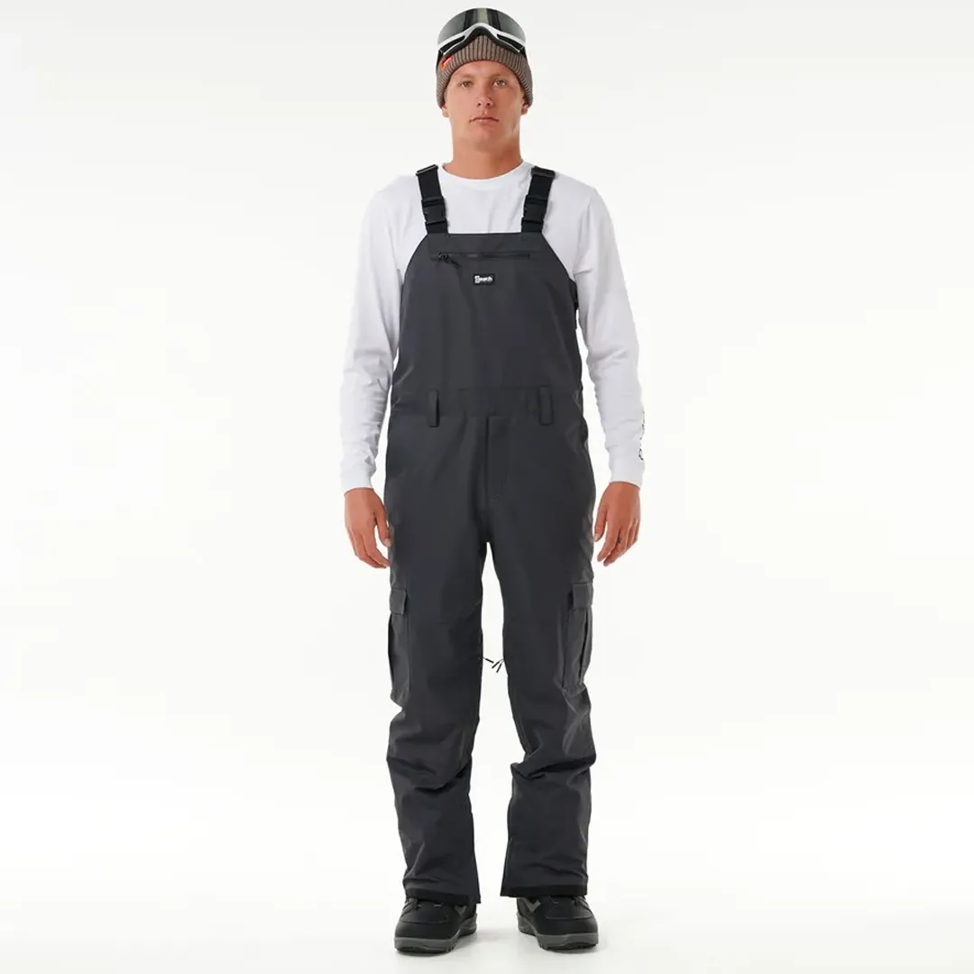 RIP CURL TAIPAN BIB PANTS BLACK