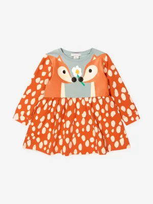 Stella McCartney Girls Long Sleeve Deer Dress