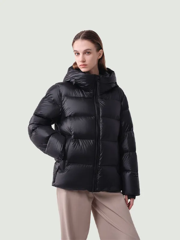 TANBOER Thickened Hooded Goose Down Jacket Women