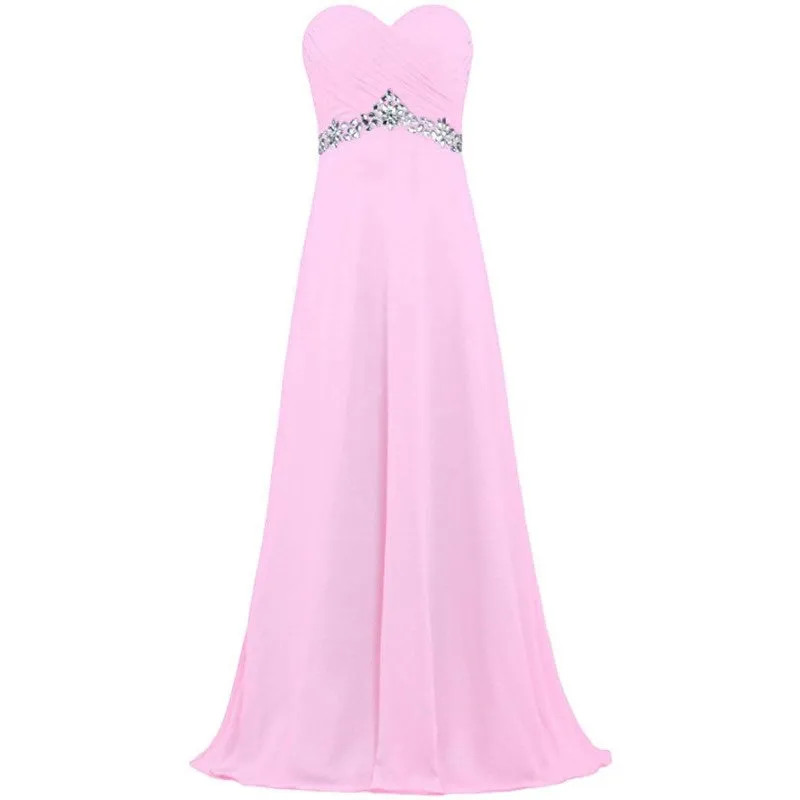 Trendy Bridesmaid Dresses Off The Shoulder Chiffon Wedding Dress