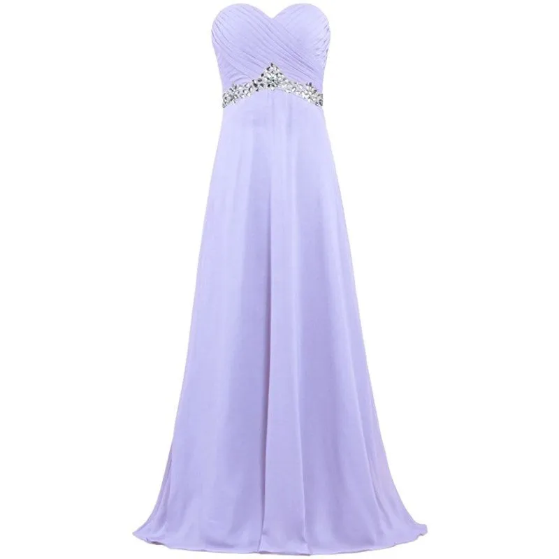 Trendy Bridesmaid Dresses Off The Shoulder Chiffon Wedding Dress