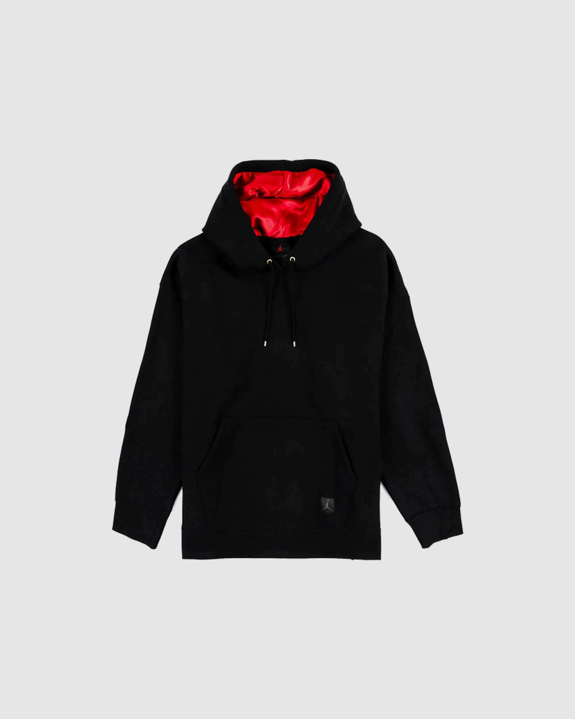 W FLIGHT PULLOVER FLEECE "BLACK/RED"