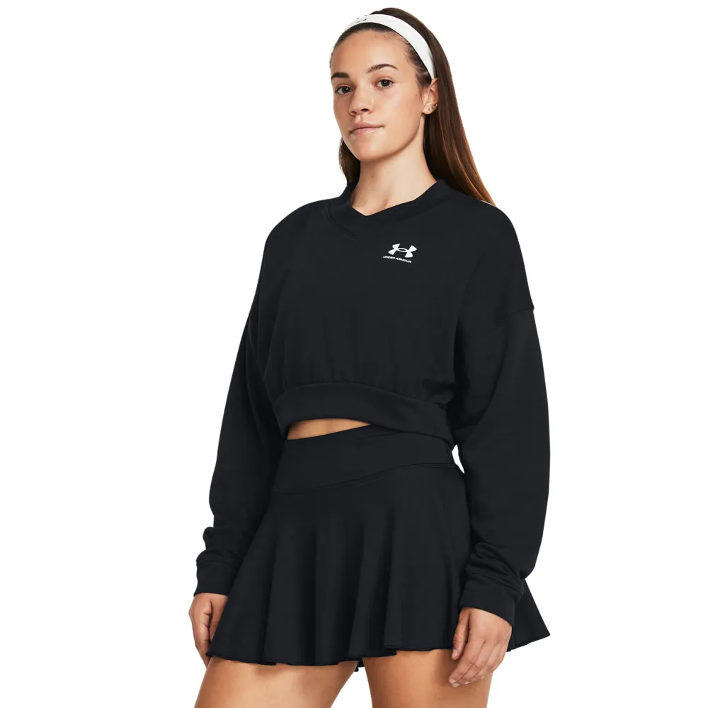 Women's Under Armour Rival Terry Crop Crew