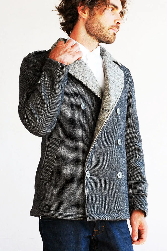 Wool and Cashmere Urban Pea Coat