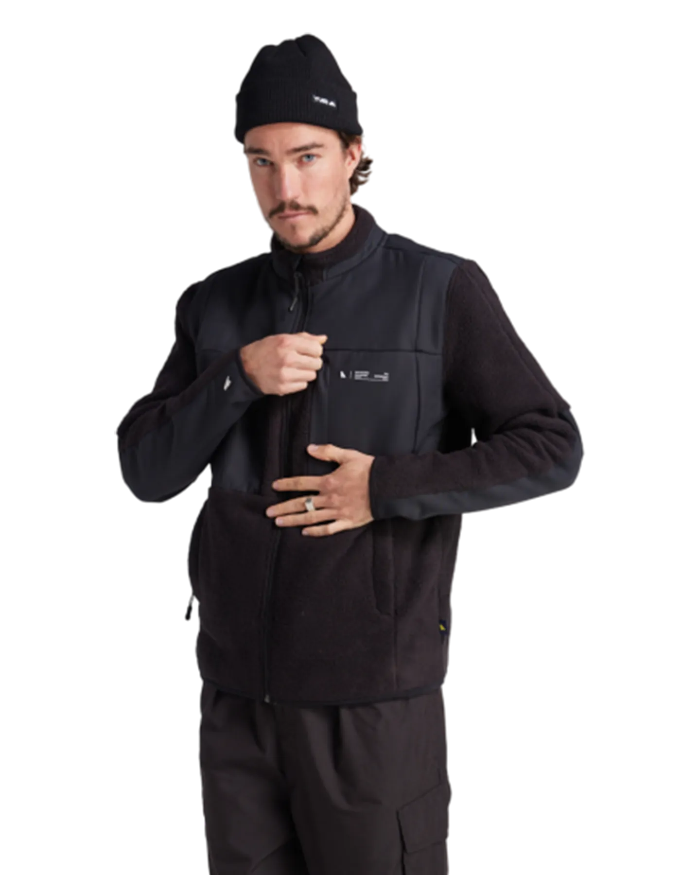 Yuki Threads Summit Sherpa Pullover - Black